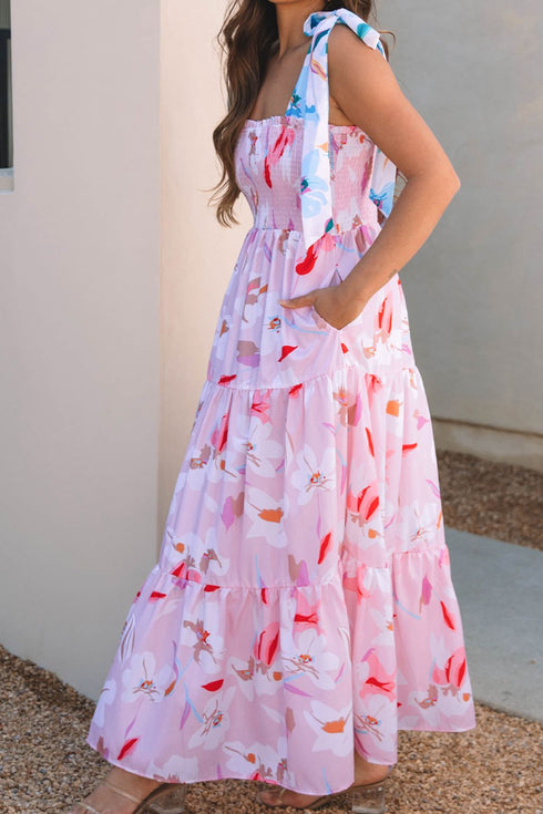 floral-print-knotted-shoulder-smocked-maxi-dress OhSoStyled - Sophia's Style-6