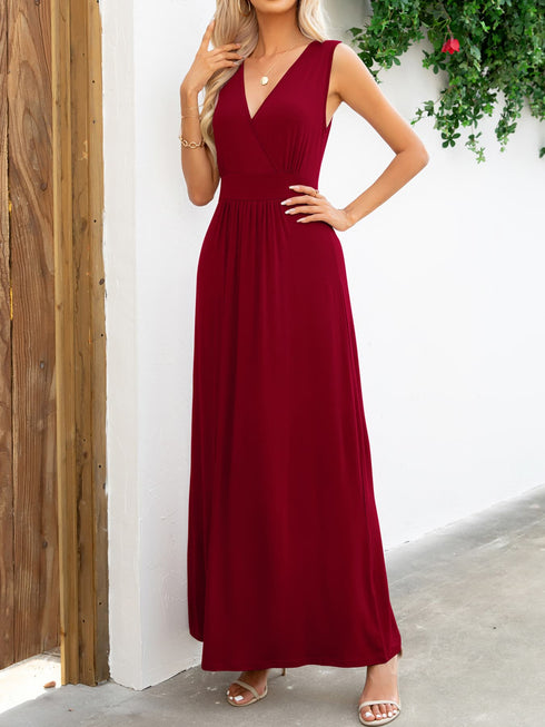 surplice-neck-sleeveless-maxi-dress-1-Sophia's Style-17