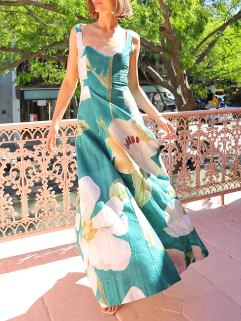 printed-square-neck-maxi-dress OhSoStyled at Sophia's Style-11