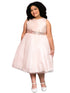 Big Girls Sequin Glitter Tulle Flower Girl Dress, Sizes 16.5-20.5