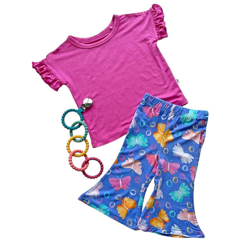 korrie-pink-bamboo-ruffle-tee- at Sophia's Style-7