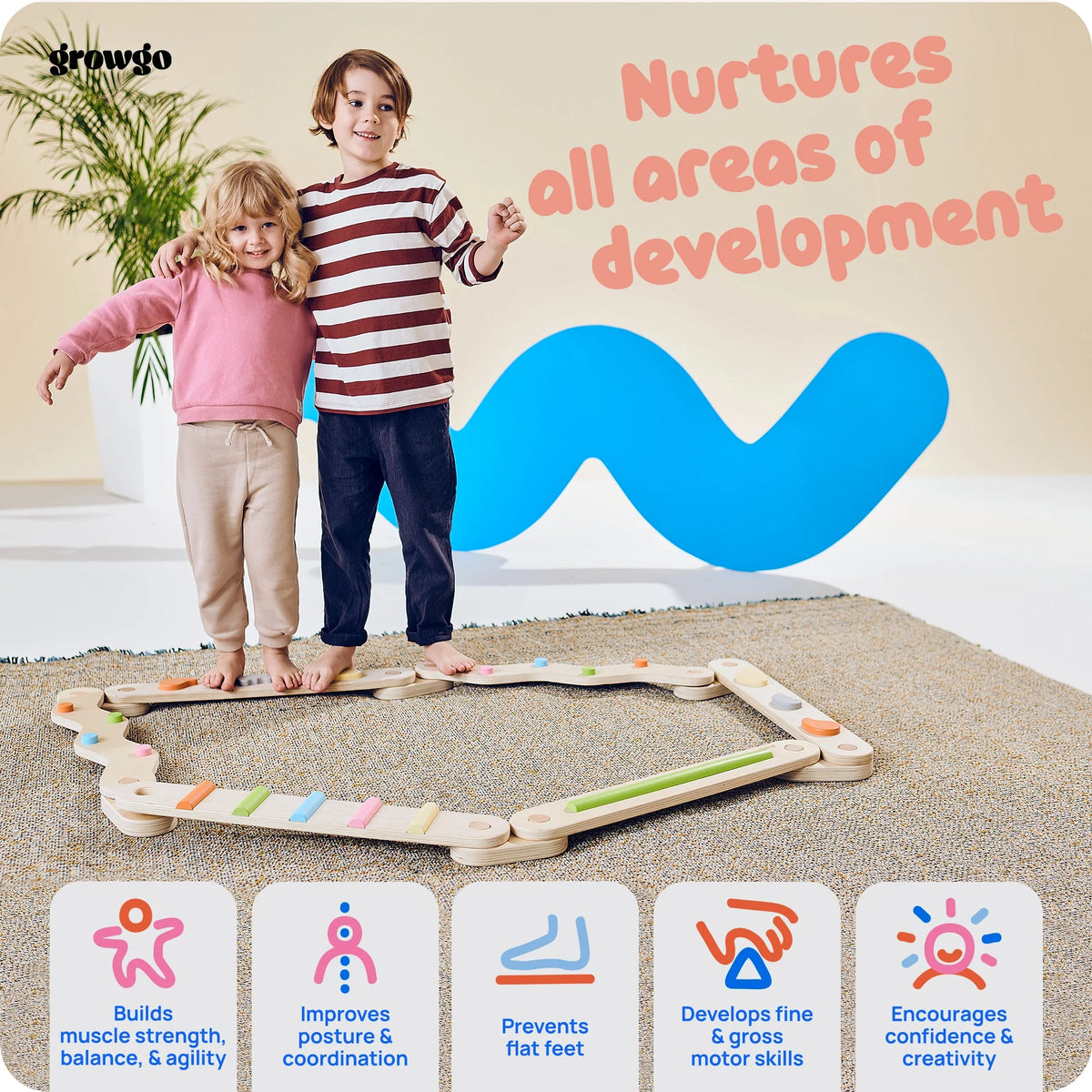 Balance Beams Set Of 4 main image 1