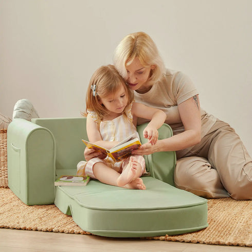Tiny Land® GentleSnug Kid Chair - Sage