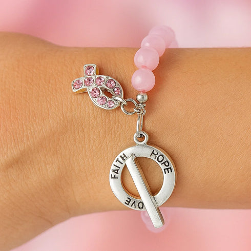 pink-cat-eye-cancer-bracelet-together-we-can-find-a-cure-Sophia's Style-2