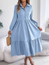 long-sleeve-tiered-button-front-midi-dress-OhSoStyled-Sophia's-Style-11