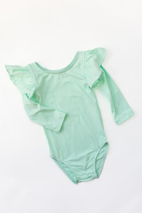 pastel-green-l-s-flutter-sleeve-leotard Mila & Rose - Sophia's Style--12-24M--2