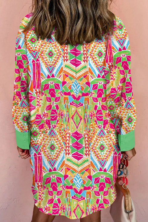 printed-button-up-long-sleeve-shirt-dress OhSoStyled - Sophia's Style-2