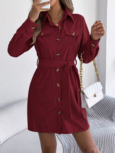 button-front-corduroy-shirt-dress-OhSoStyled-Sophia's-Style-1