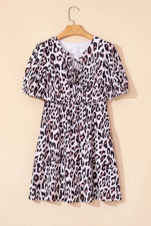 leopard-tied-front-keyhole-puff-short-sleeve-mini-dress OhSoStyled at Sophia's Style-11