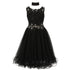 Lace Mesh Rhinestone Wired Flower Girl Dress 4-20 - SophiasStyle.com