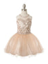 Girls Multi Color Illusion Neck Rhinestone Party Junior Bridesmaid Dress 4-16 - SophiasStyle.com