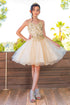 Girls Multi Color Illusion Sparkly Tulle Special Occasion Dress 4-16 - SophiasStyle.com