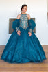 Girls Multi Color Mini Quinceaneara Glitter Tulle Ball Gown Dress 2-16 - SophiasStyle.com