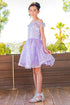 Girls Rainbow Sequin Off Shoulder Short Party Dress, Sizes 2-16 - SophiasStyle.com