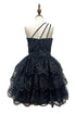 Girls One Shoulder Multi Layered Tulle Dress 4-16