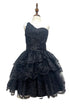 Girls One Shoulder Multi Layered Tulle Dress 4-16