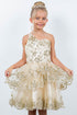 Girls One Shoulder Multi Layered Tulle Dress 4-16