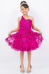 Girls One Shoulder Multi Layered Tulle Dress, Sizes 4-16
