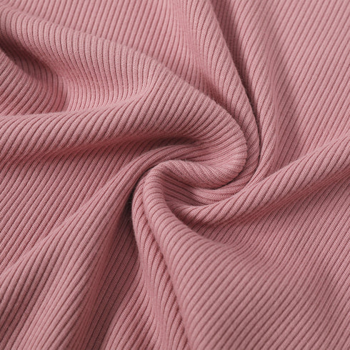 cotton-candy-pink-ribbed-short-set Big Dreams Little Jammie Session Sophia's Style-5