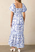smocked-printed-square-neck-puff-sleeve-dress OhSoStyled at Sophia's Style-3