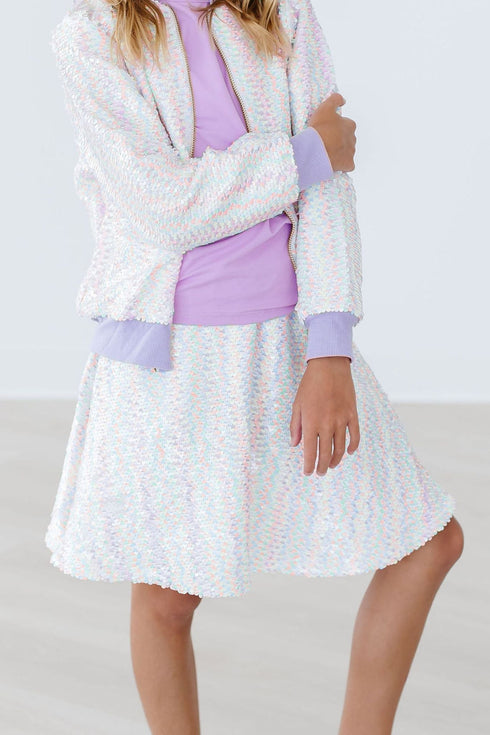 unicorn-flip-sequin-twirl-skort Mila & Rose at Sophia's Style-Unicorn Flip Sequin Twirl Skort-2T-Sequin Skort-1