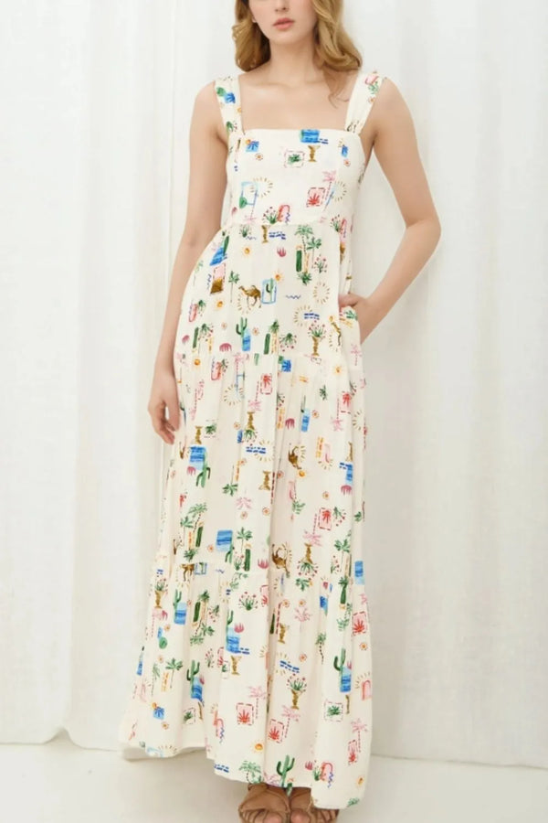 printed-square-neck-wide-strap-maxi-dress-OhSoStyled-Sophia's-Style-1