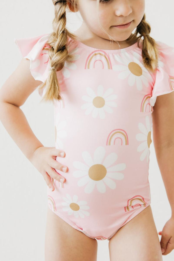 you-are-my-sunshine-s-s-flutter-sleeve-leotard Mila & Rose - Sophia's StyleFlutter Leotard S/S-1
