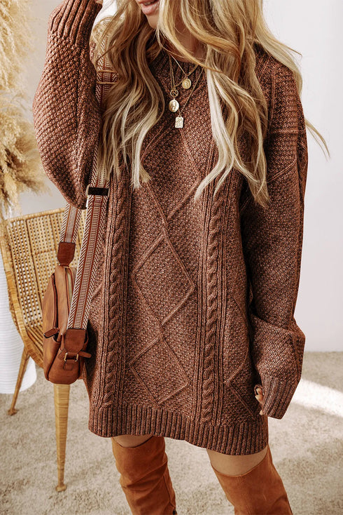 cable-knit-round-neck-sweater-dress-1-Sophia's Style-7