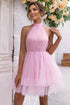 halter-neck-backless-mesh-dress-1 Sophia's Trends - Sophia's Style-Blush Pink-L