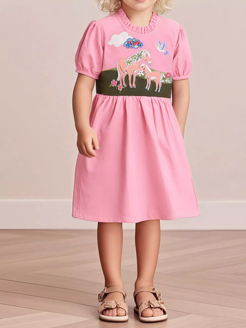 childrens-cartoon-short-sleeve-dress-ohso-kids-sophias-style-2