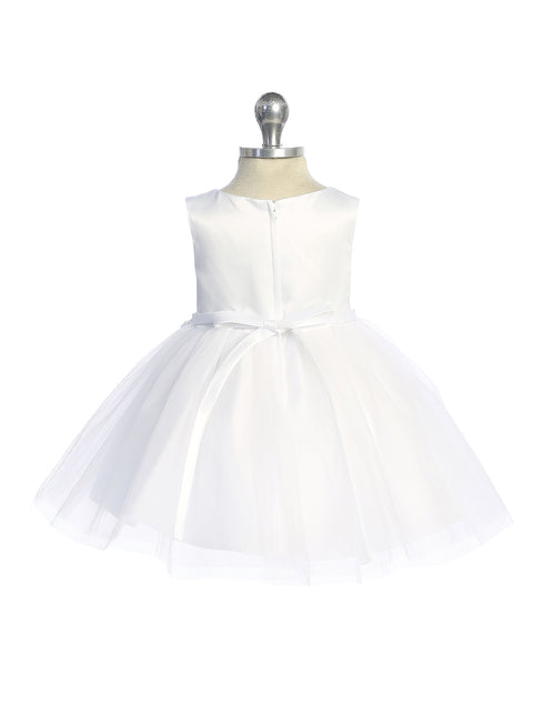 Baby Girls Tulle Charming Flower Girl Dress 0M-24M