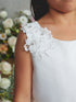 Girls Floral Appliqué Tulle Special Occasion Dress 2-18