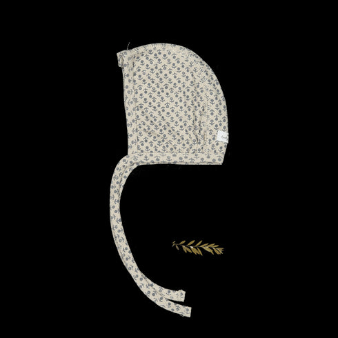 the-printed-bonnet-quinn-blue Lovely Littles - Sophia's StyleBonnet-1