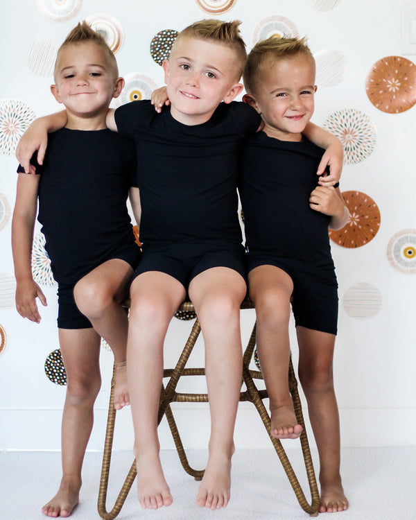 black-rib-dream-short-set Dream-Big-Little-Co-pajama-baby-blanket