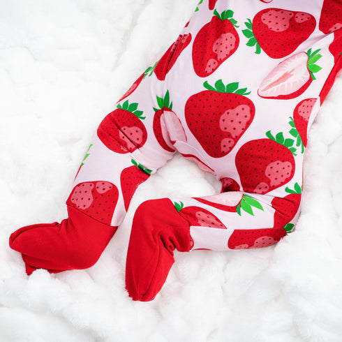berry-sweet-strawberry-romper Big Dreams Little Jammie Session Sophia's Style-2