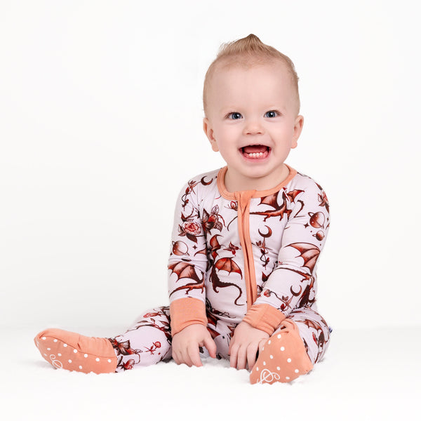 dreaming-with-dragons-romper Big Dreams Little Jammie Session Sophia's Style-1