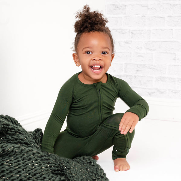 emerald-romper Big Dreams Little Jammie Session Sophia's Style-1