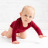 burgundy-bodysuit Big Dreams Little Jammie Session Sophia's Style-2