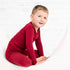 burgundy-long-sleeve-pjs Big Dreams Little Jammie Session Sophia's Style-4