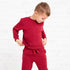 burgundy-kids-jogger-set Big Dreams Little Jammie Session Sophia's Style-5