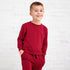burgundy-kids-jogger-set Big Dreams Little Jammie Session Sophia's Style-1