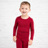 burgundy-long-sleeve-pjs Big Dreams Little Jammie Session Sophia's Style-5