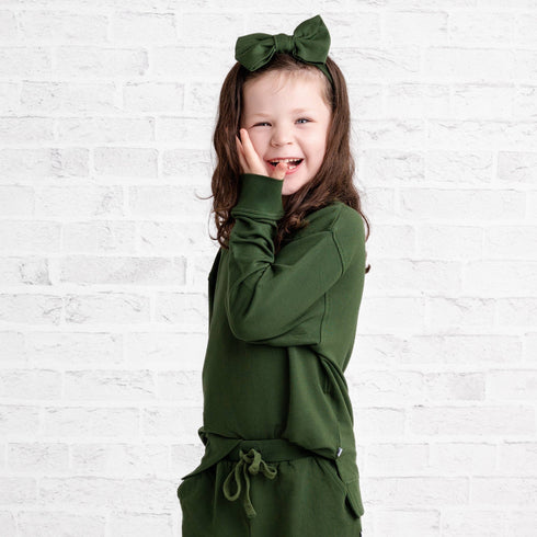 emerald-kids-jogger-set Big Dreams Little Jammie Session Sophia's Style-4