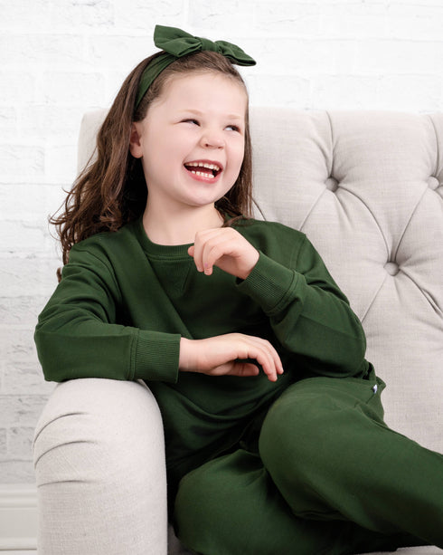 emerald-kids-jogger-set Big Dreams Little Jammie Session Sophia's Style-6