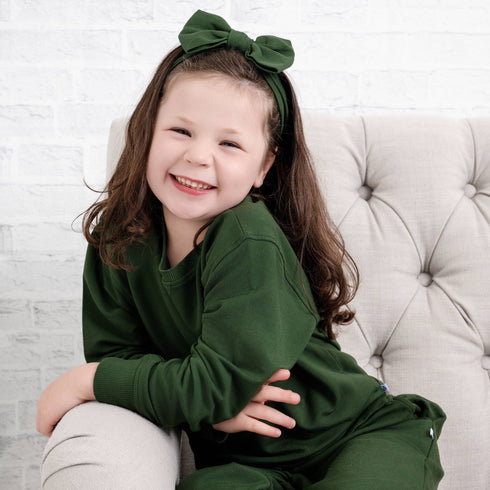 emerald-kids-jogger-set Big Dreams Little Jammie Session Sophia's Style-7