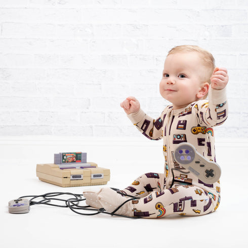 90s-retro-romper Big Dreams Little Jammie Session Sophia's Style-3