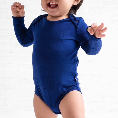 royal-blue-bodysuit Big Dreams Little Jammie Session Sophia's Style-2
