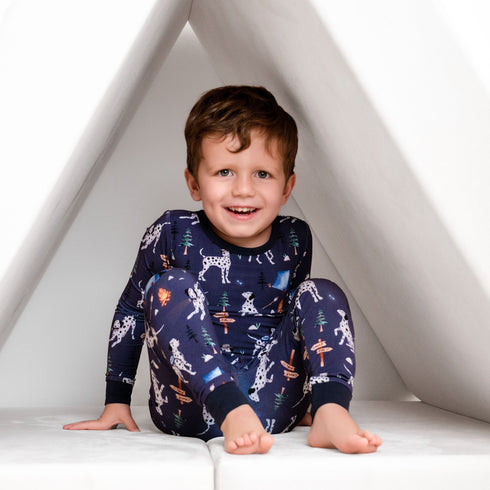 ruffin-it-long-sleeve-pjs Big Dreams Little Jammie Session Sophia's Style-4