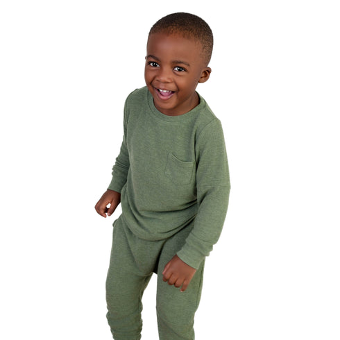 bamboo-waffle-kids-jogger-set-line-dry-only Big Dreams Little Jammie Session Sophia's Style-7