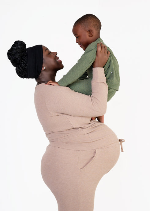 bamboo-waffle-womens-jogger-pants-line-dry-only Big Dreams Little Jammie Session Sophia's Style-1